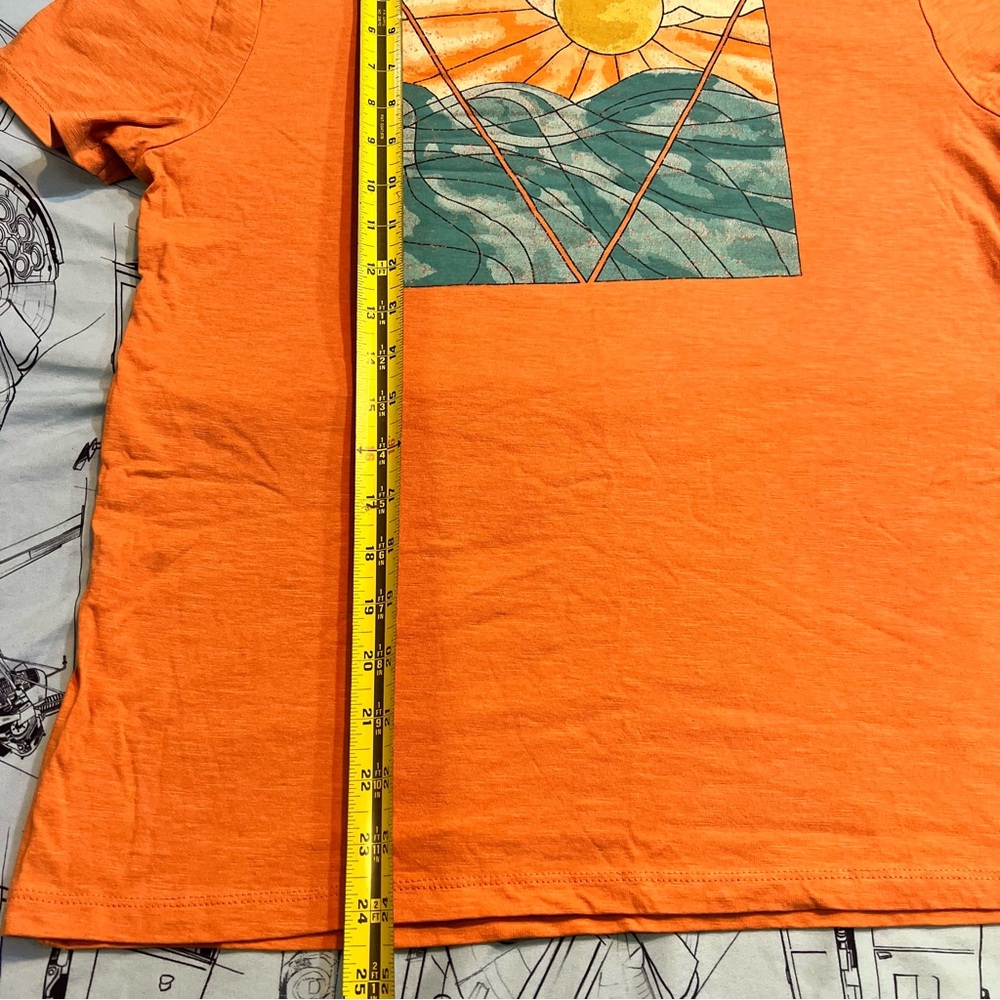 Dip Women’s Sun and Sea Orange T-Shirt - Picture 7 of 7